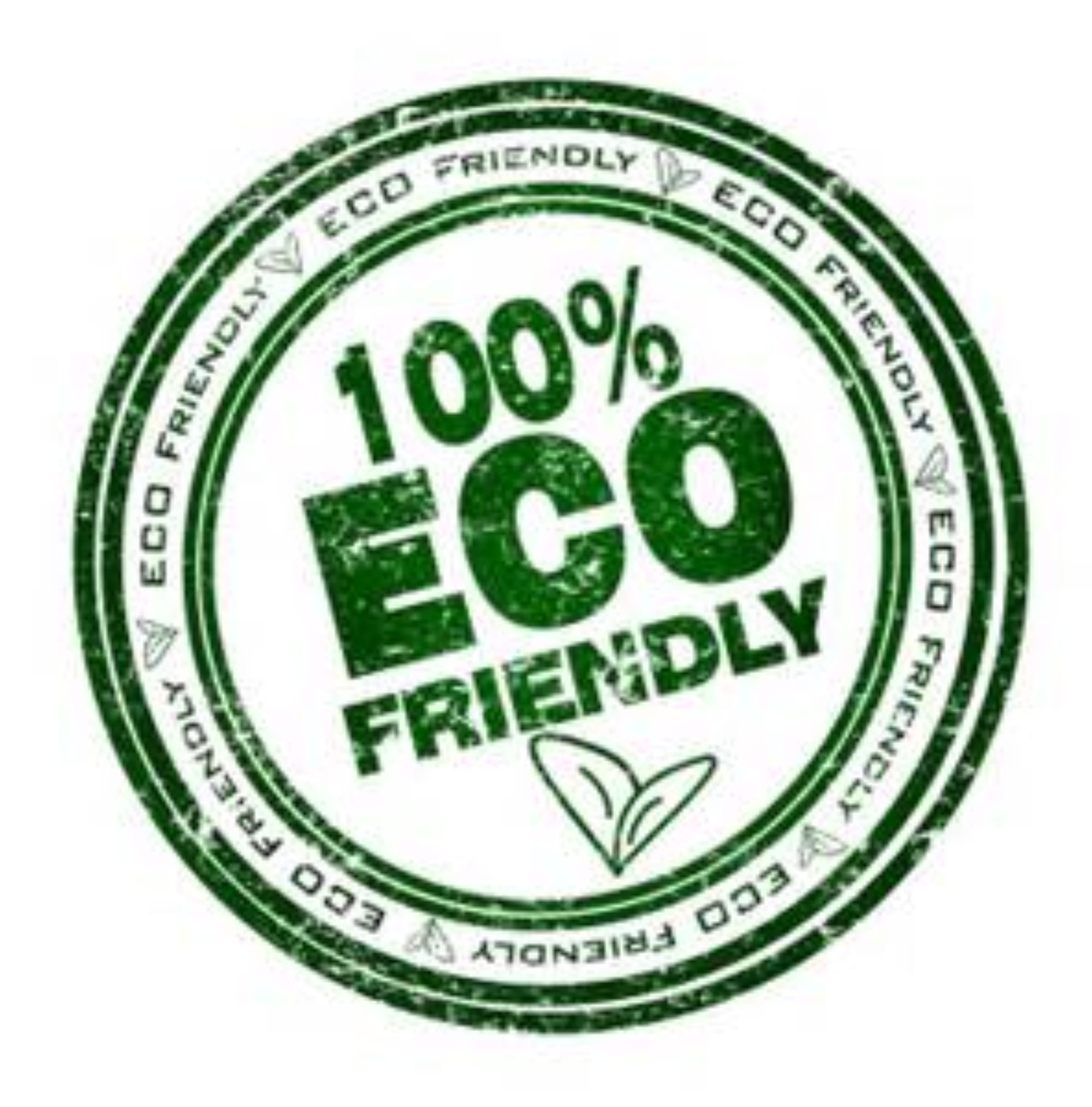 100% eco friendly logo edited
