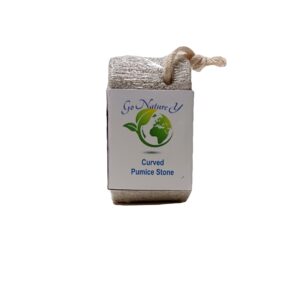 go nature y natural curved pumice stone for feet and hands, eco friendly
