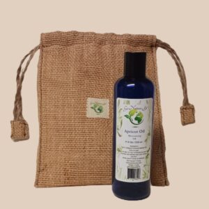 apricot oil with burlap bag edited (1)