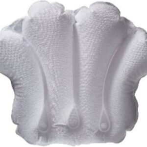 go nature y bathtub pillow, shell shaped support for neck & shoulders