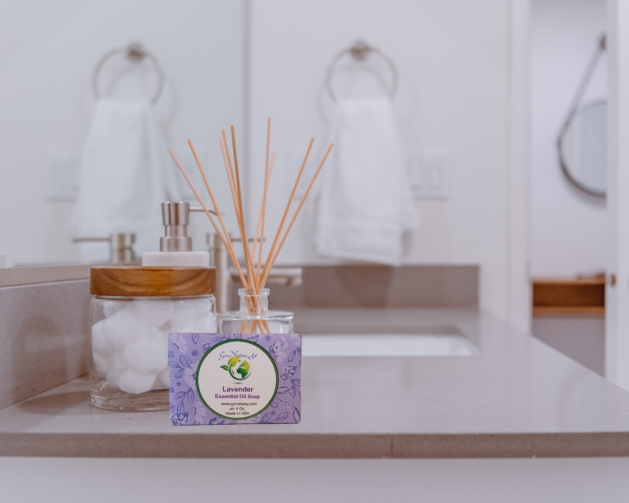 go nature y lavender soap, artisan hydrating, soothing go nature y lavender soap, artisan hydrating, soothing