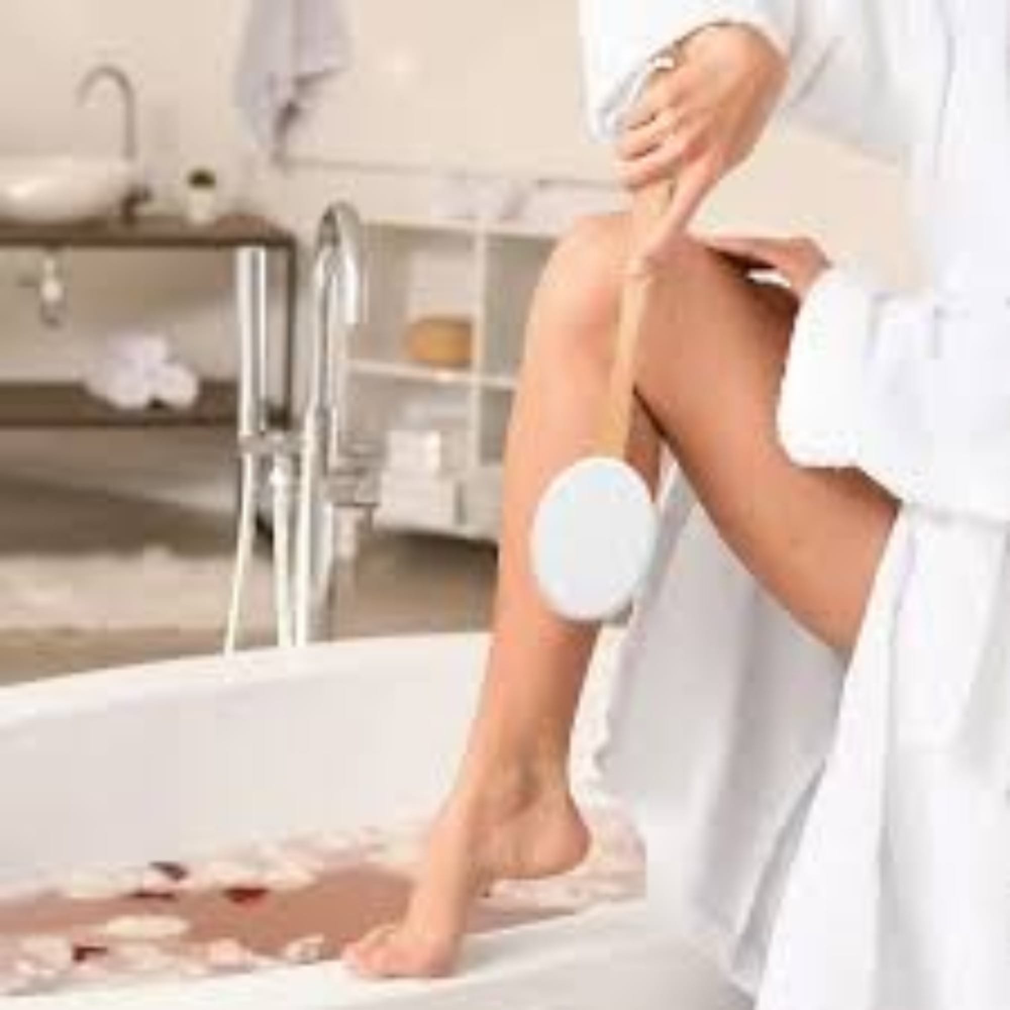 go nature y body lotion applicator, 17" ergonomic for back & legs go nature y body lotion applicator, 17" ergonomic for back & legs