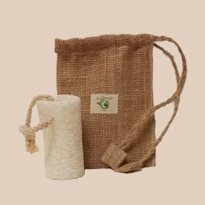 loofah with burlap bag edited