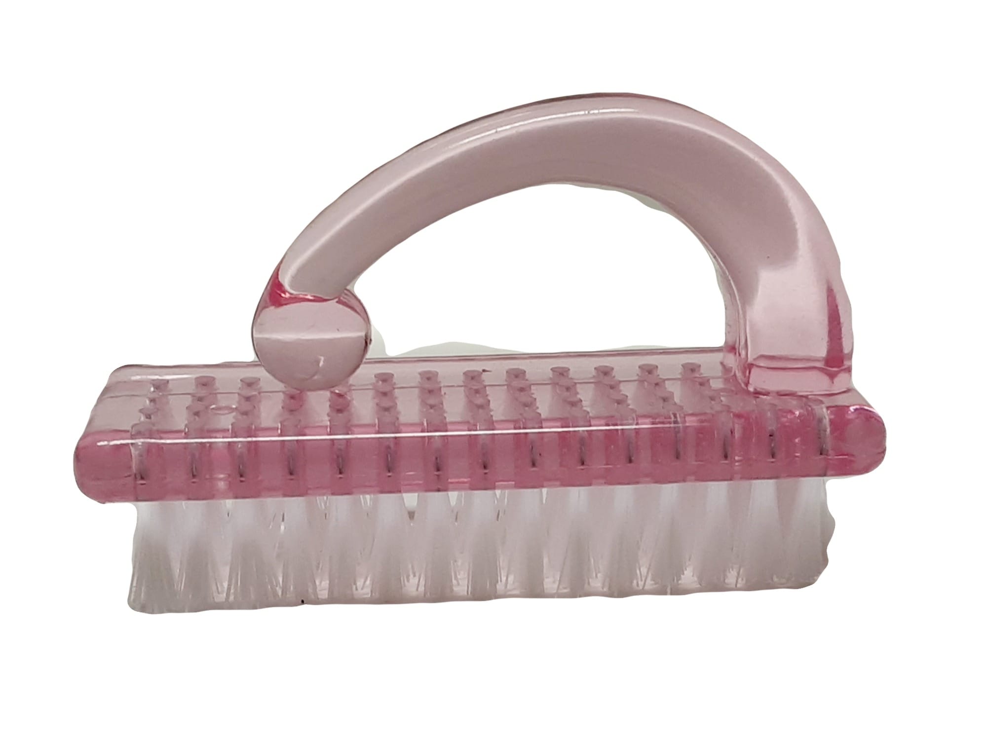 nail brush .side view.pink.jpg. www.gonaturey nail brush .side view.pink.jpg. www.gonaturey