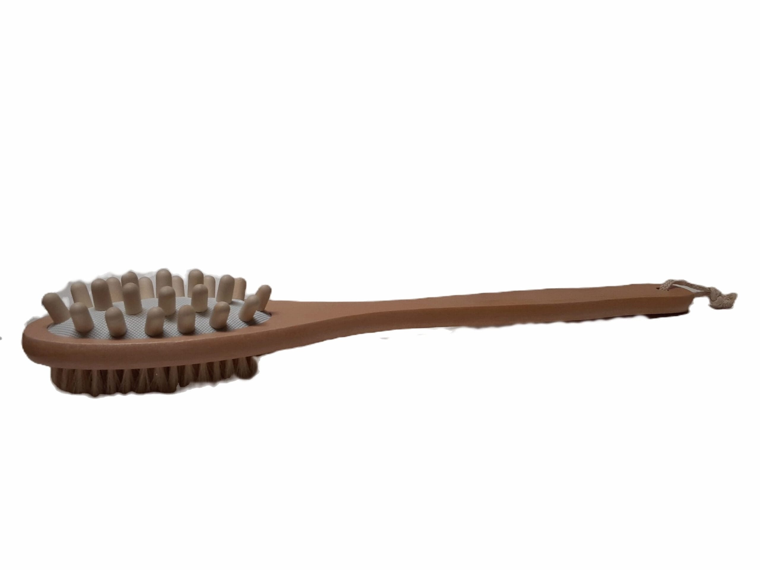 go nature y dual sided shower brush massager, long handle for spa at home go nature y dual sided shower brush massager, long handle for spa at home
