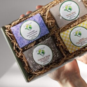 go nature y, artisan soaps collection, natural skin loving set