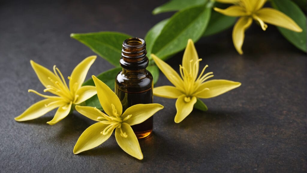 ylang ylang essential oil with flowers edited (1)