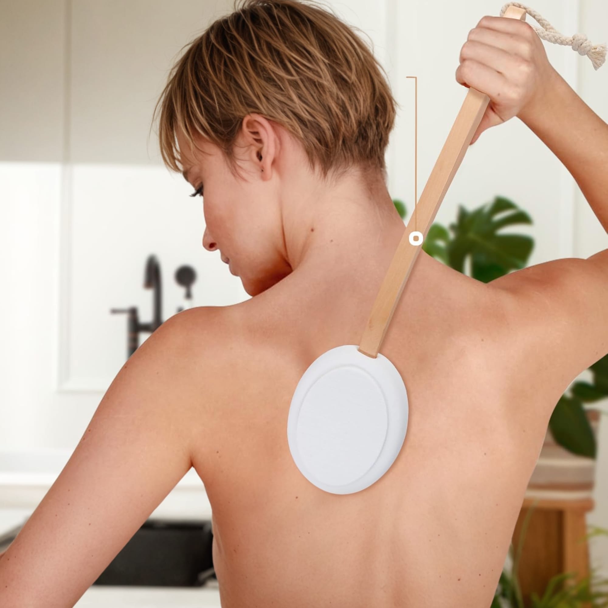 go nature y body lotion applicator, 17" ergonomic for back & legs go nature y body lotion applicator, 17" ergonomic for back & legs